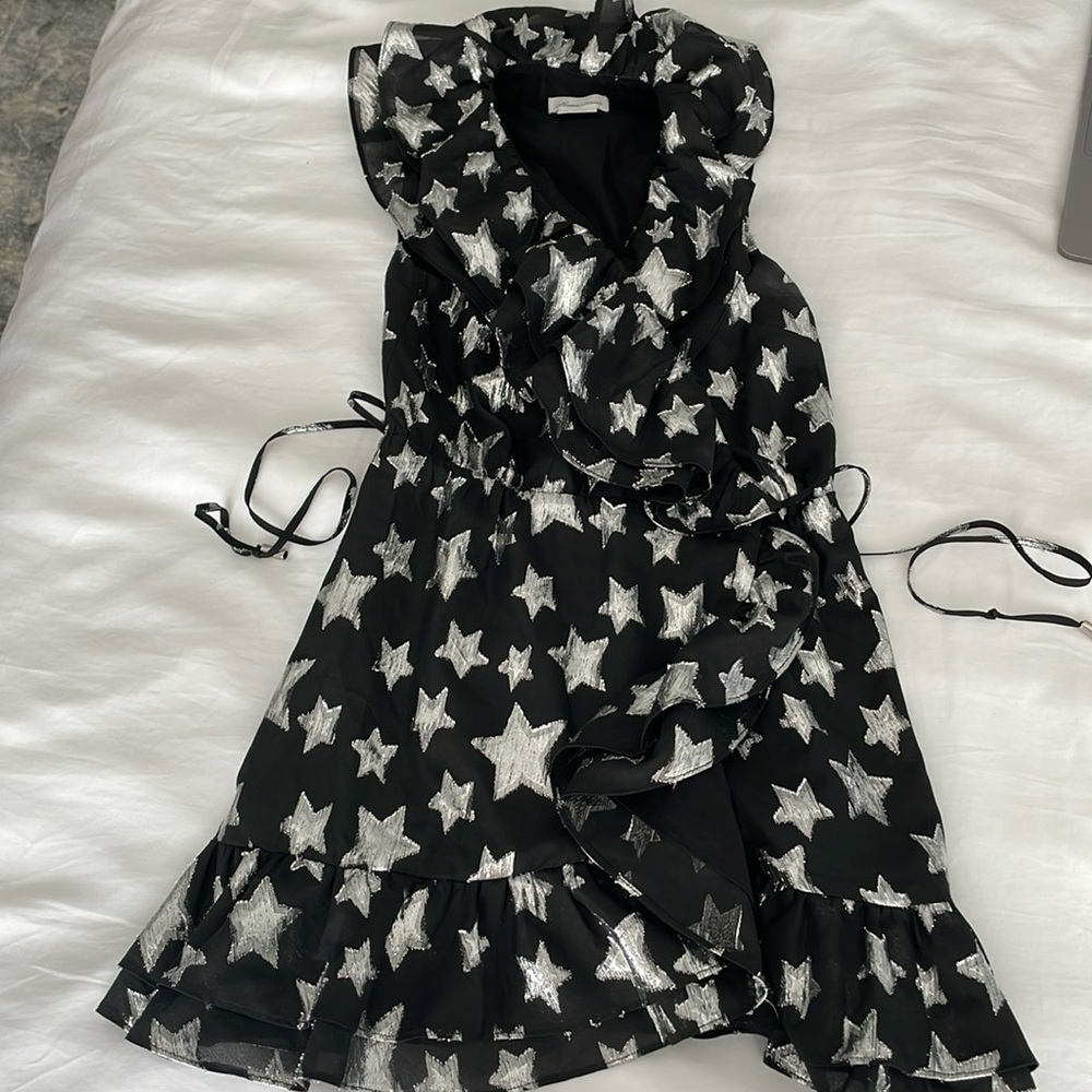 Lovers & Friends black and silver star dress